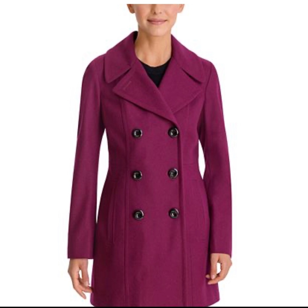 COPY - Anne Klein
Double-Breasted Peacoat